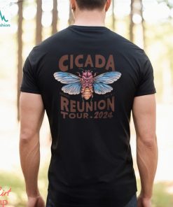 Cicada Reunion Tour 2024 Short Sleeve Graphic Tee 90 S Grunge Boho Style Shirt