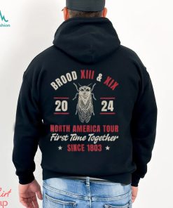 Cicada Swarm 2024 Brood XIII & XIX North America Tour 2024 T Shirt