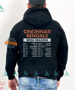 Cincinnati Bengals Complete Schedule 2024 Shirt