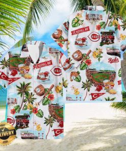 Cincinnati Reds Scenic Hawaiian Shirt