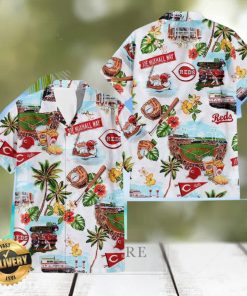 Cincinnati Reds Scenic Hawaiian Shirt