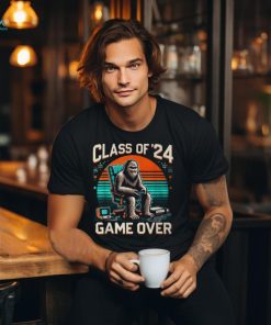 Class Of 2024 Graduation Seniors 24 Gamer Game Over T Shirt