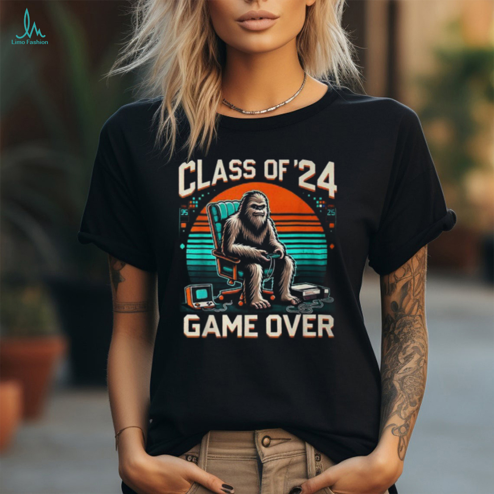 Class Of 2024 Graduation Seniors 24 Gamer Game Over T Shirt Class Of 2024 Graduation Seniors 24 Gamer Game Over T Shirt
