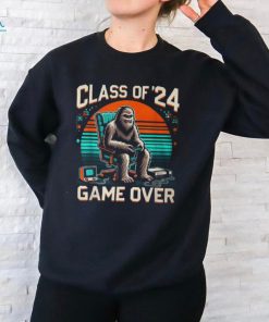 Class Of 2024 Graduation Seniors 24 Gamer Game Over T Shirt