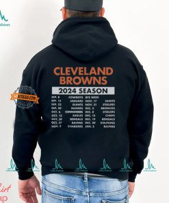 Cleveland Browns Complete Schedule 2024 Shirt