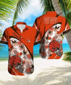 Cleveland Browns Hawaiian Tracksuit Button Down Shirt Beach Shorts Swim Trunks