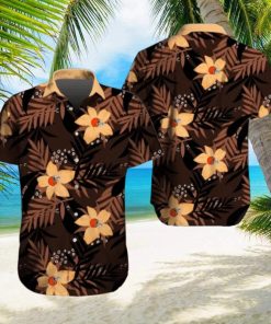 Cleveland Browns Hawaiian Tracksuit Floral Outfits Button Shirt Beach Shorts