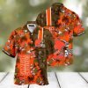 Coors Light Hawaiian Button Up Shirt Island Palm Leaves Shirt