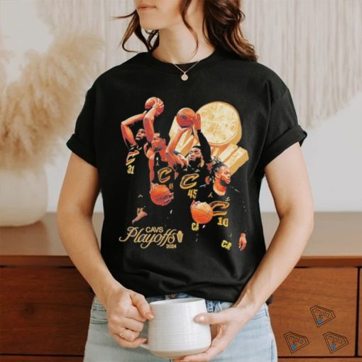 Cleveland Cavaliers 2024 NBA Playoffs Playoffs Core Four Shirt