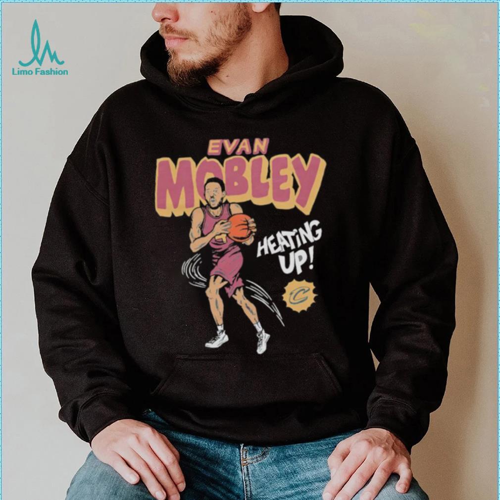 Cleveland Cavaliers Evan Mobley heating up comic book shirt Cleveland Cavaliers Evan Mobley heating up comic book shirt