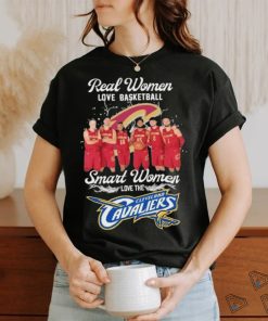 Cleveland Cavaliers Real Women Love Basketball Smart Women Love Cavaliers T Shirt