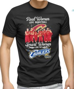 Cleveland Cavaliers Real Women Love Basketball Smart Women Love Cavaliers T Shirt