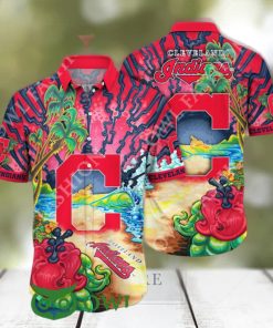 Cleveland Indians MLB Hawaiian Shirt Mosquito Bitestime Aloha Shirt