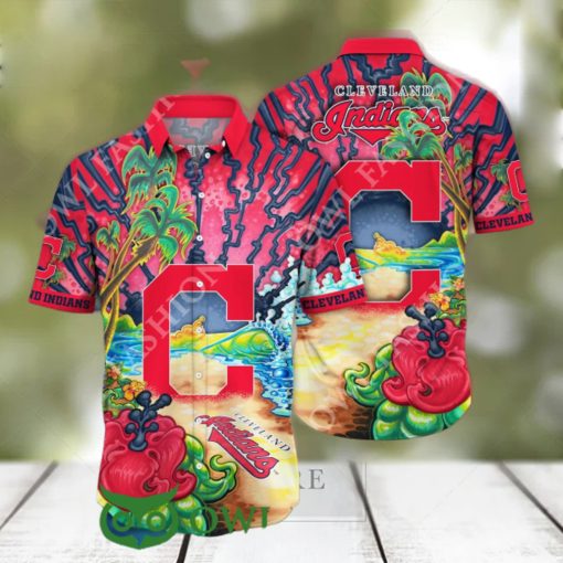 Cleveland Indians MLB Hawaiian Shirt Mosquito Bitestime Aloha Shirt