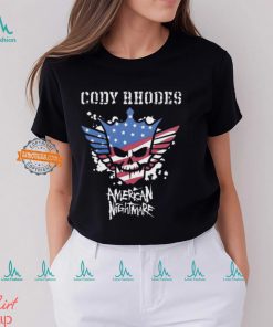Cody Rhodes Big Bold American Nightmare Black T shirt