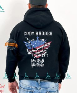 Cody Rhodes Big Bold American Nightmare Black T shirt