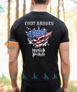 Cody Rhodes Big Bold American Nightmare Black T shirt