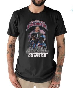 Colorado Avalanche 2024 Hockey Team Go Avs Go Skyline T Shirt