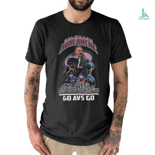 Colorado Avalanche 2024 Hockey Team Go Avs Go Skyline T Shirt