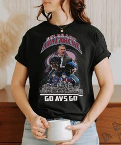 Colorado Avalanche 2024 Hockey Team Go Avs Go Skyline T Shirt