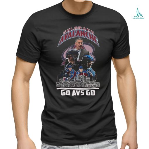 Colorado Avalanche 2024 Hockey Team Go Avs Go Skyline T Shirt