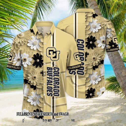 Colorado Buffaloes NCAA Flower New Style Full Print Hawaii Shirt And Tshirt