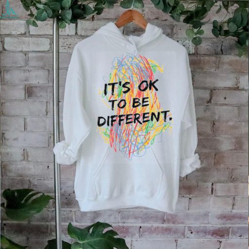 Colorful Crayon It’s Ok To Be Different Teacher T Shirt