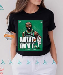 Congrats Jaylen Brown Wins The Larry Bird Trophy For 2024 Eastern Conference Finals MVP T Shirt