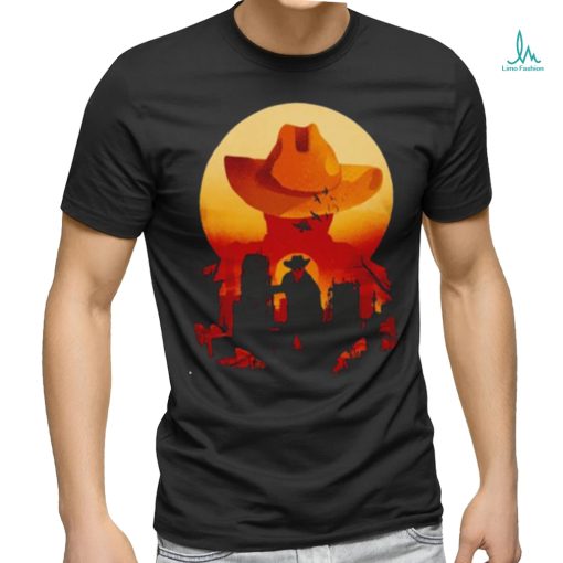 Cooper Howard X Ghoul Fallout Wasteland Sunset shirt