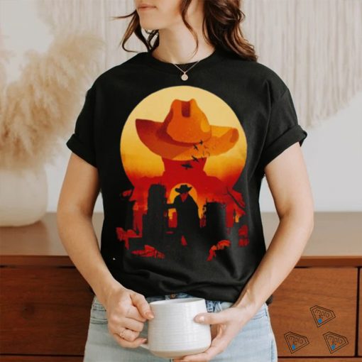 Cooper Howard X Ghoul Fallout Wasteland Sunset shirt
