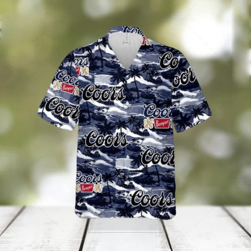 Coors Banquet Hawaiian Sea Island Pattern Hawaiian Shirt