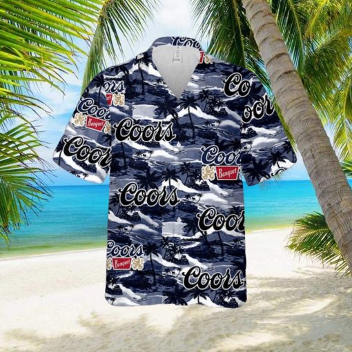 Coors Banquet Hawaiian Sea Island Pattern Hawaiian Shirt