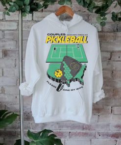 Couples Seeking Singles Pickleball Please Dink My Wife Ladies Boyfriend Shirt