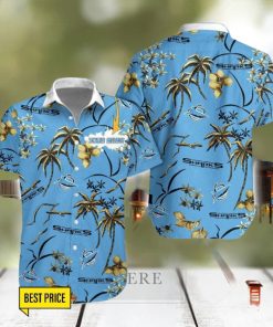 Cronulla Sharks 3D Hawaiian Shirt And Shorts Custom Name Beach Shirt