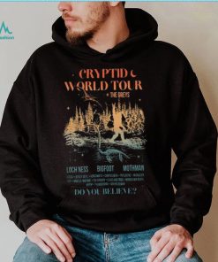 Cryptid World Tour The Greys Loch Ness Bigfoot Mothman T Shirt