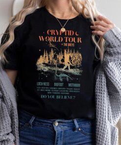 Cryptid World Tour The Greys Loch Ness Bigfoot Mothman T Shirt