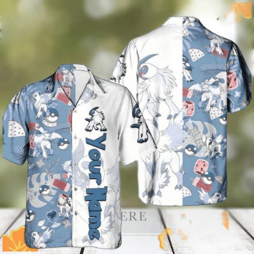 Custom Name Pokemon Absol Hawaiian Shirt