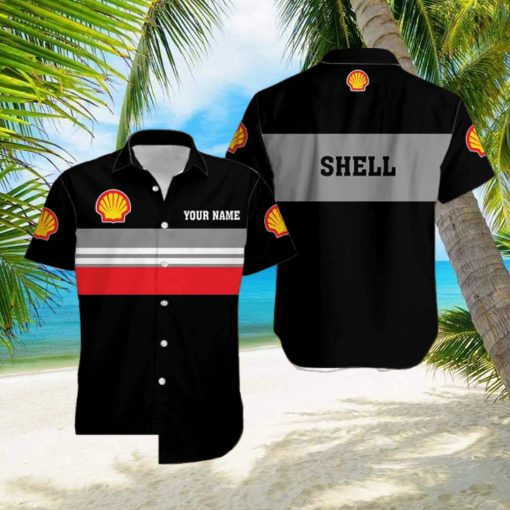 Custom Name Shell Vibrant Brand Beach Hawaiian Shirt Men And Women Gift
