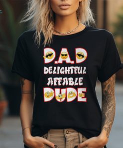 Dad Delightful Affable Dude Cool Fathers Day T Shirt