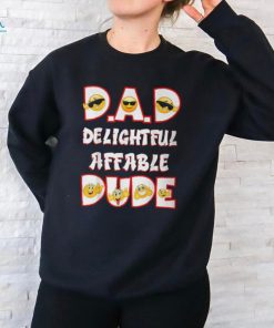 Dad Delightful Affable Dude Cool Fathers Day T Shirt