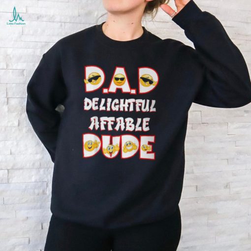 Dad Delightful Affable Dude Cool Fathers Day T Shirt