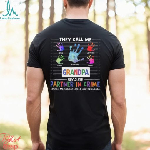 Dad Grandpa Partner In Crime Shirt