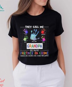 Dad Grandpa Partner In Crime Shirt