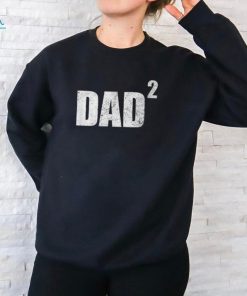 Dad Squared Second Pregnancy Announcement 2 Kid T Shirt