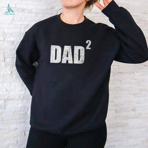 Dad Squared Second Pregnancy Announcement 2 Kid T Shirt