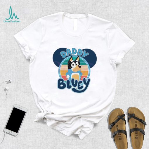 Daddy Bluey Mickey head shirt