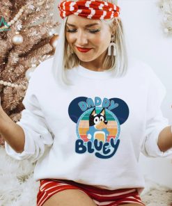 Daddy Bluey Mickey head shirt