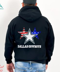 Dallas Cowboys 3 stars logo flag shirt