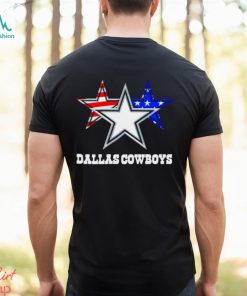 Dallas Cowboys 3 stars logo flag shirt