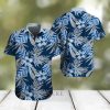 Coors Light Hawaiian Button Up Shirt Sea Island Pattern